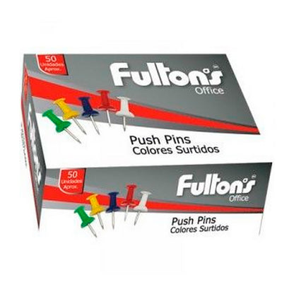 Punch pin 50 un colores surtidos Fultons