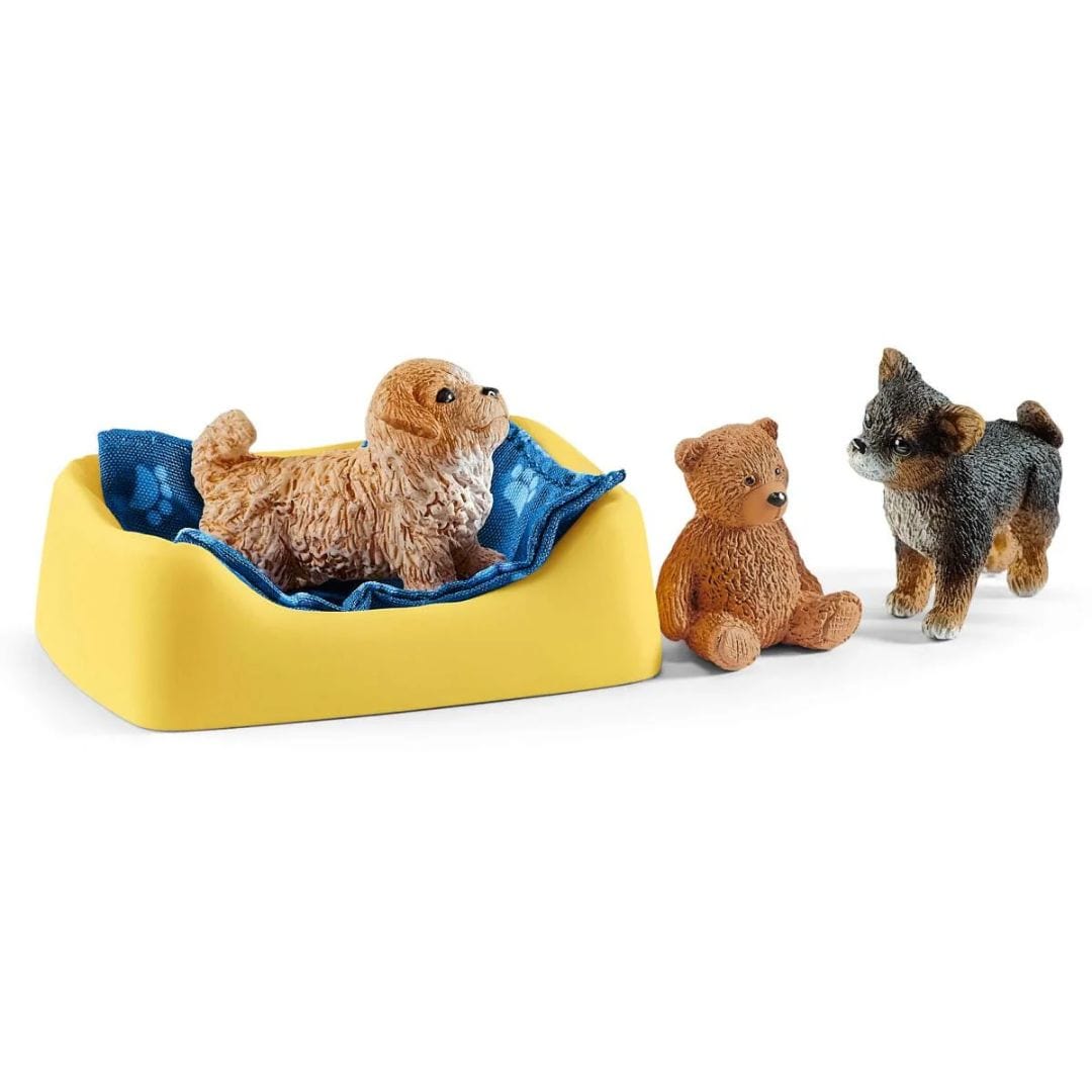 Corral para cachorros coleccionables Schleich