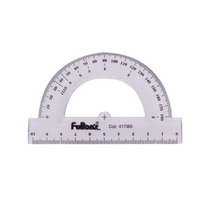 Transportador 180° 10 cm. Biselado humo Fultons