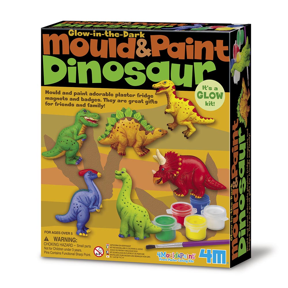 Moldea y Pinta Dinosaurio