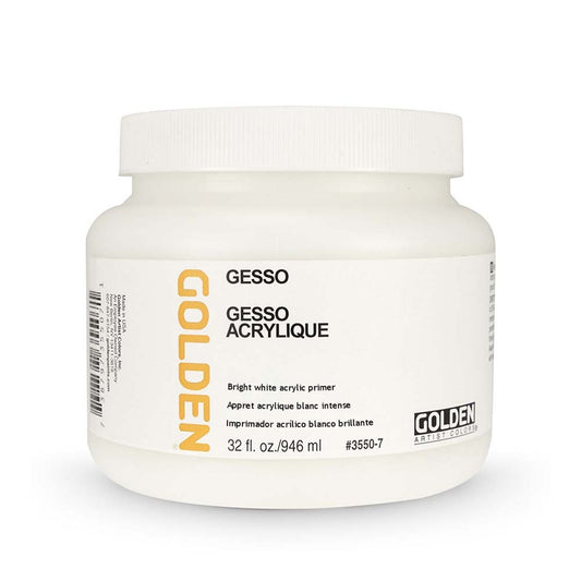 Gesso Golden #3550 Blanco Brillante  946 ml.