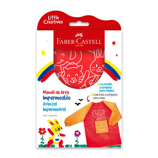 Mandil Delantal de arte impermeable blíster x1