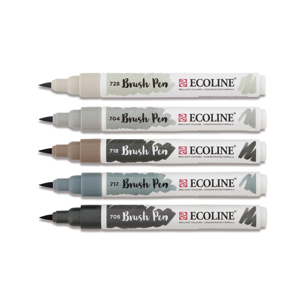 Set de 5 marcadores Acuarelas Gris Ecoline