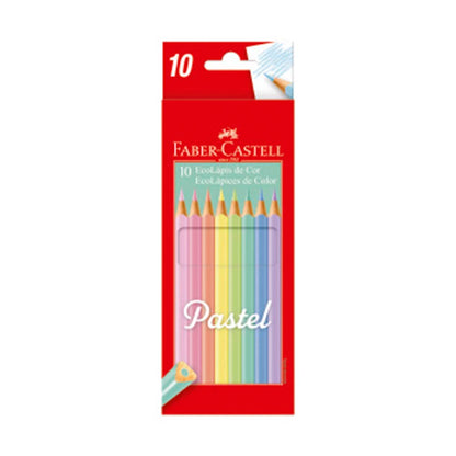 Set ecolapices 10 colores pasteles