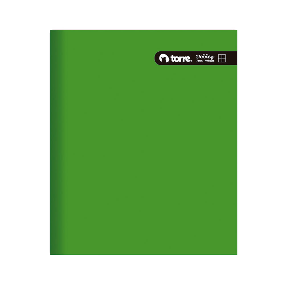 Cuaderno doblez liso mat. 7mm. 100 hojas