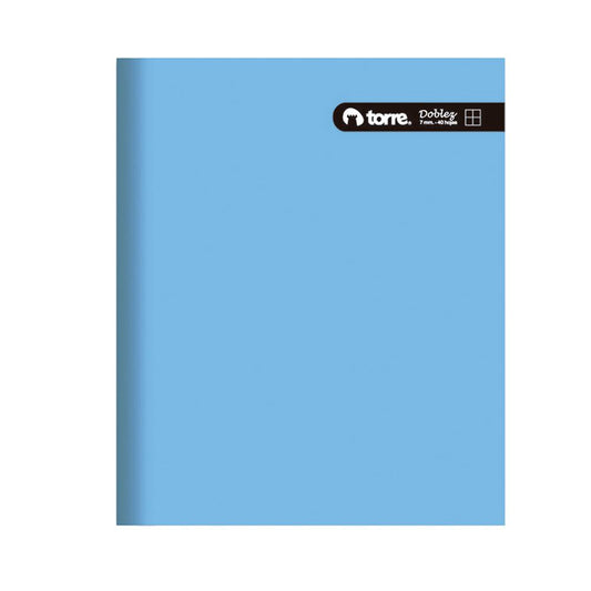 Cuaderno doblez liso mat. 7mm. 100 hojas