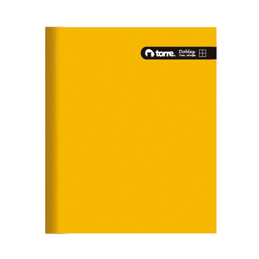 Cuaderno doblez liso mat. 7mm. 100 hojas