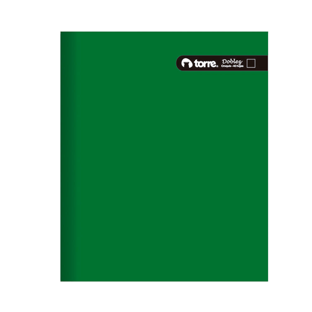 Cuaderno doblez liso mat. 7mm. 100 hojas