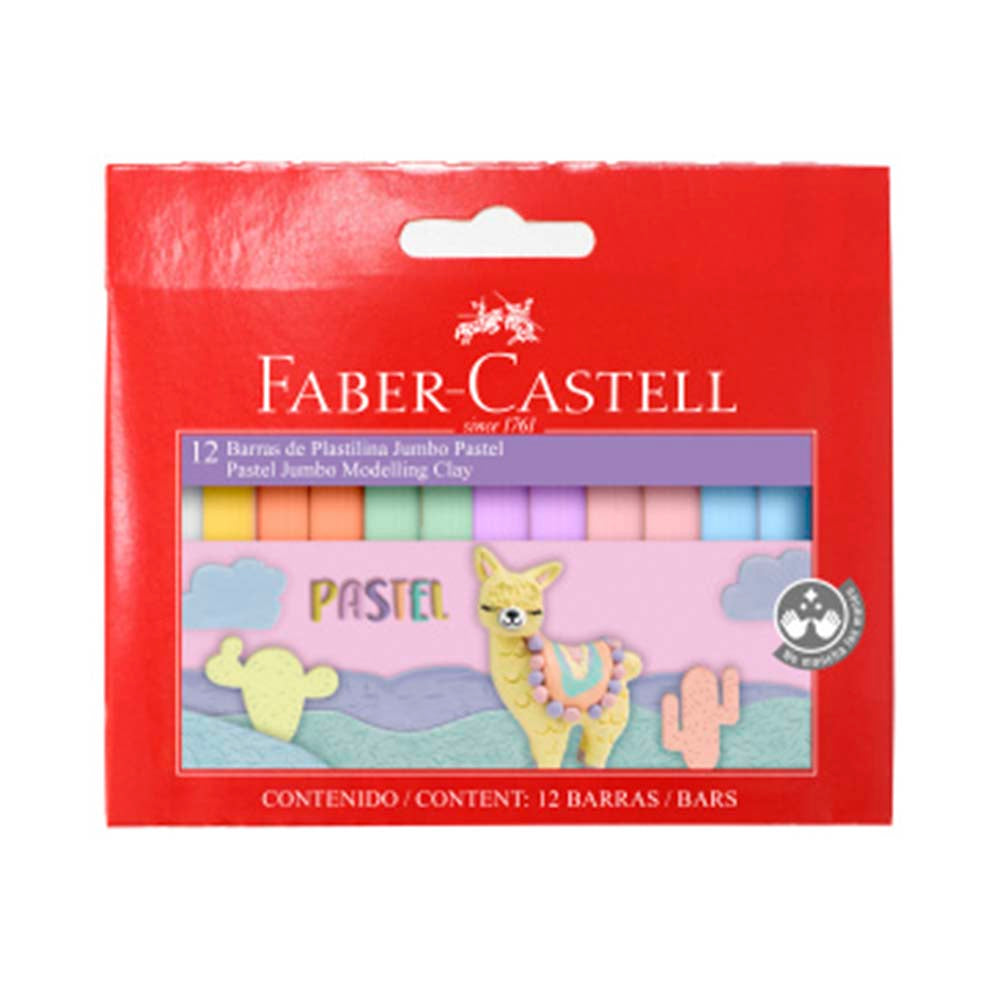 Plasticina 6 colores pastel