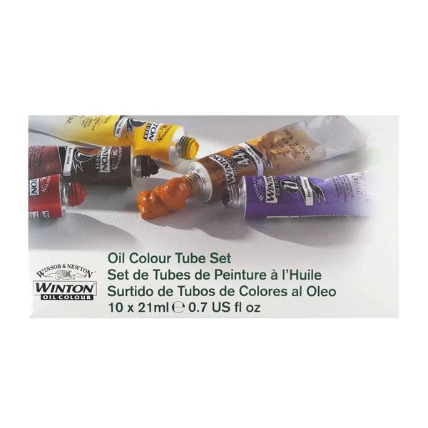 Set de pintura óleo 10 colores tubos 21ml