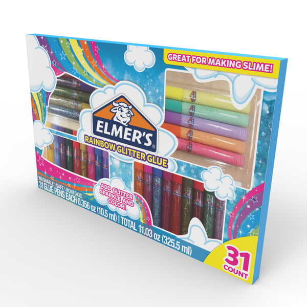 Pack 31 lápices de pegamento glitter Arcoires