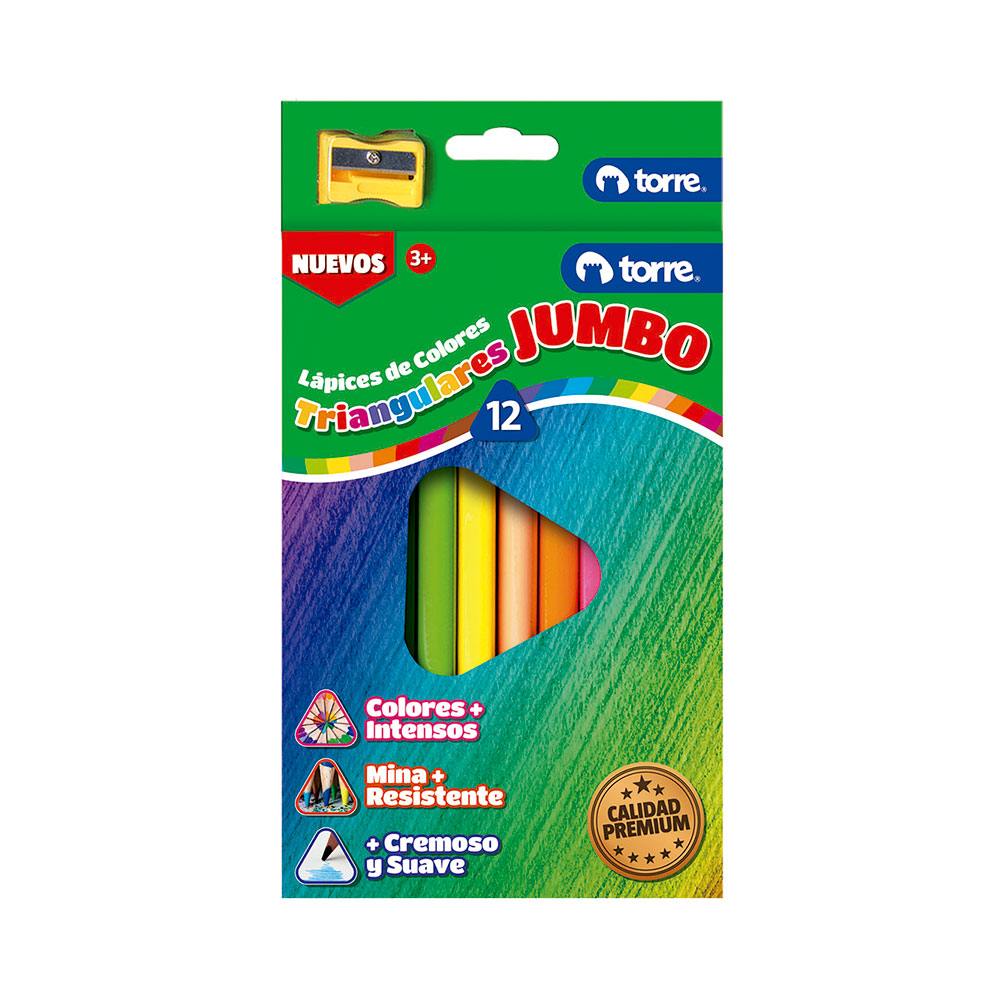 Lápices de colores triangulares Jumbo
