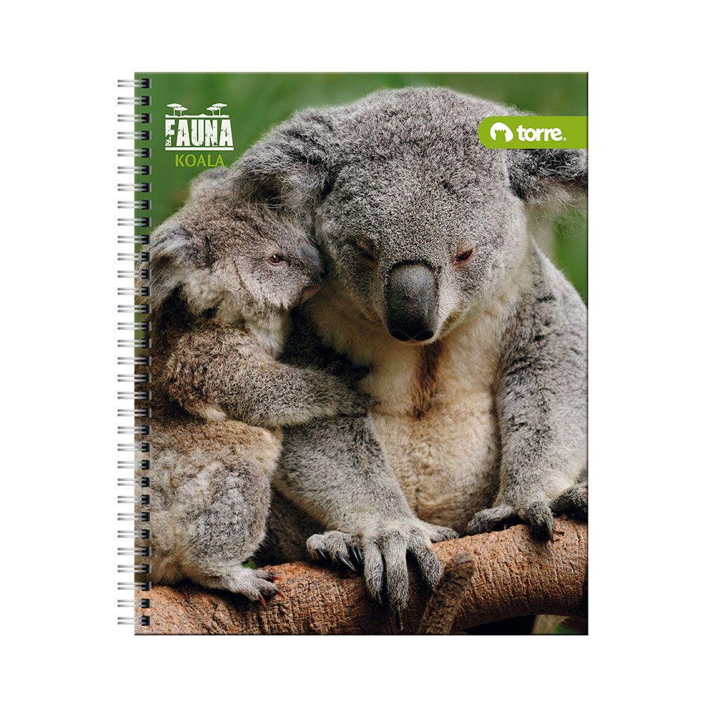Cuaderno universitario clasico fauna 7mm 100h