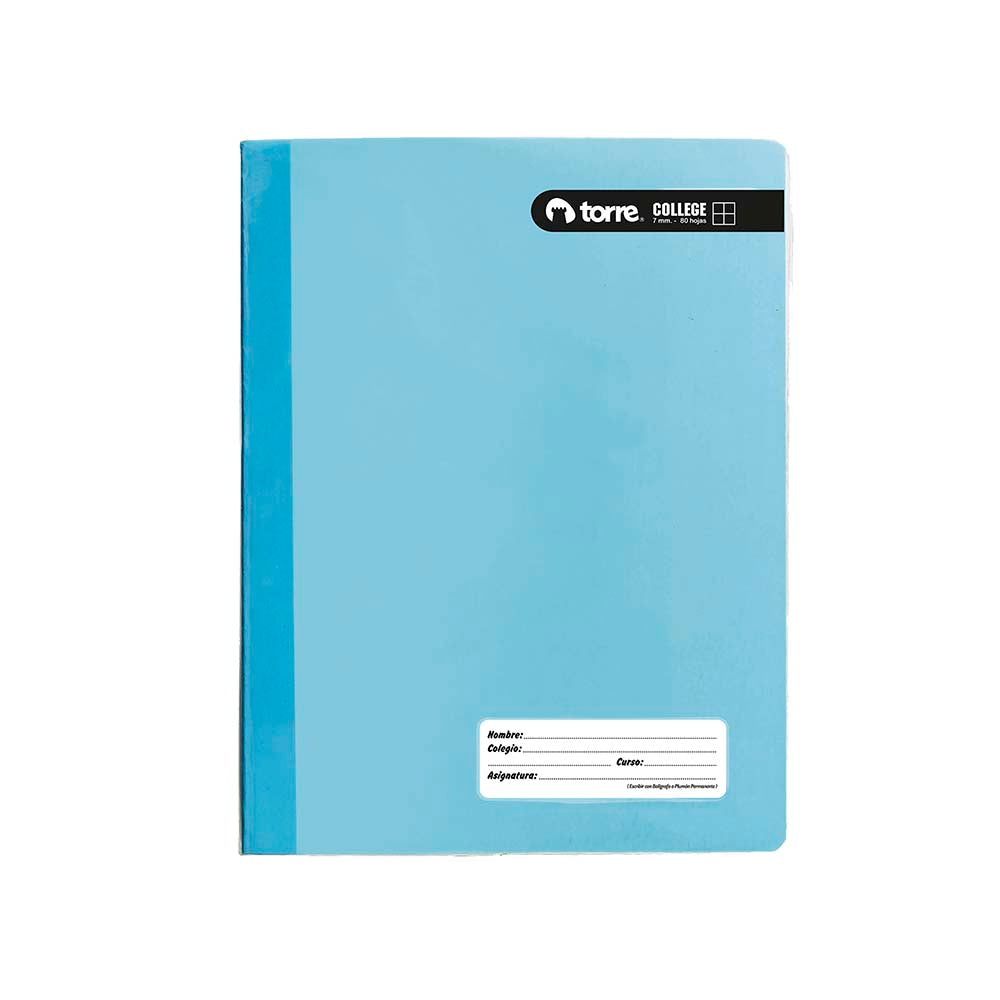 Cuaderno College 360° 100hjs 7mm Torre