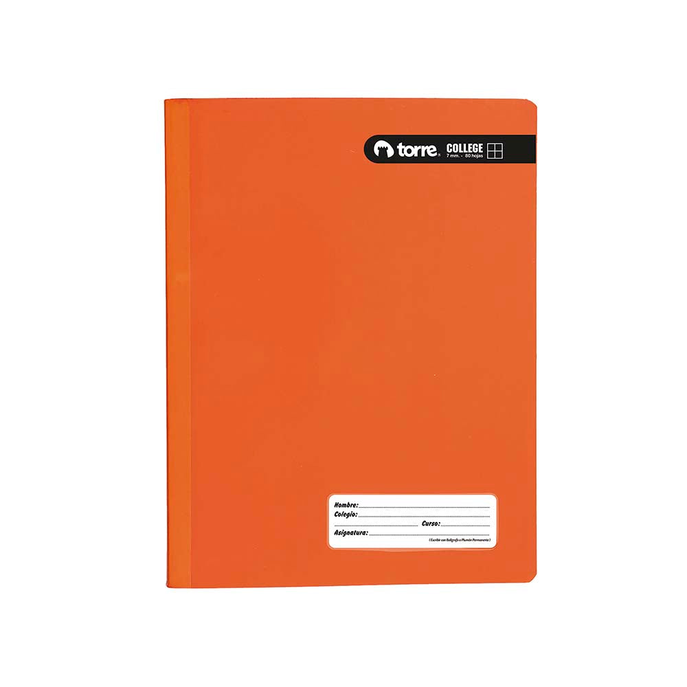 Cuaderno College 360° 100hjs 7mm Torre