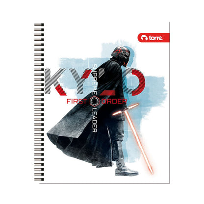 Cuaderno universitario clasico Star wars 7mm 100h