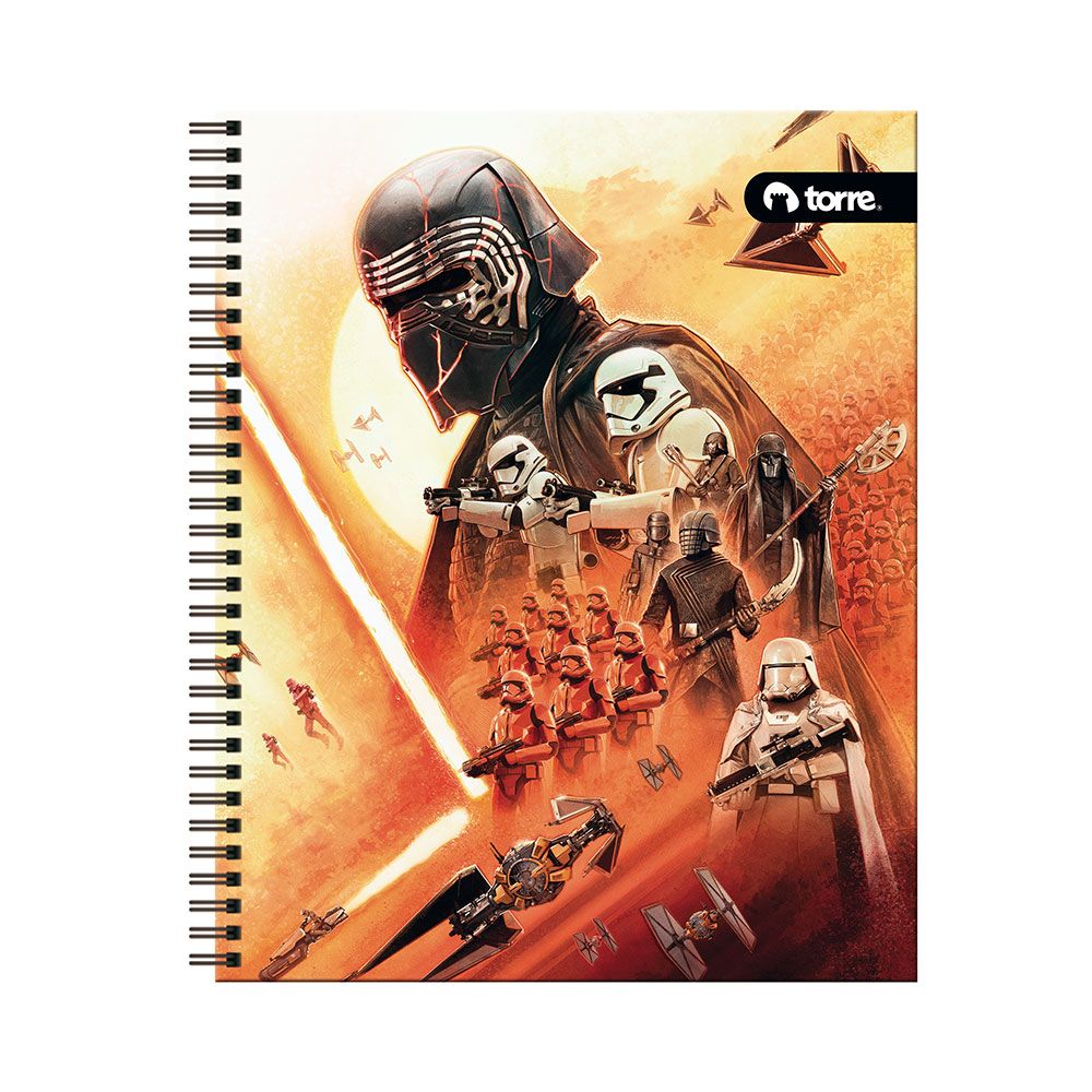 Cuaderno universitario clasico Star wars 7mm 100h