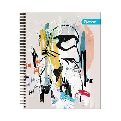 Cuaderno universitario clasico Star wars 7mm 100h