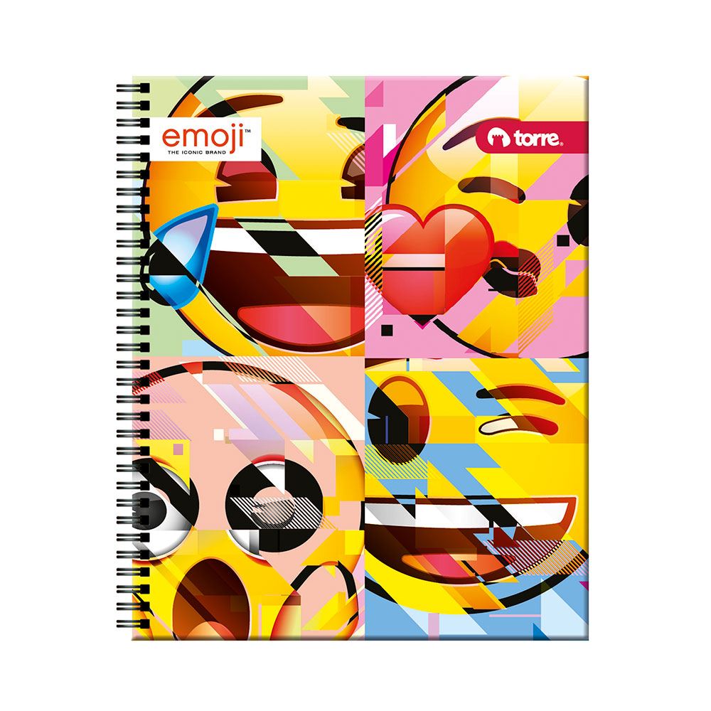 Cuaderno universitario Emoji 7mm 100h