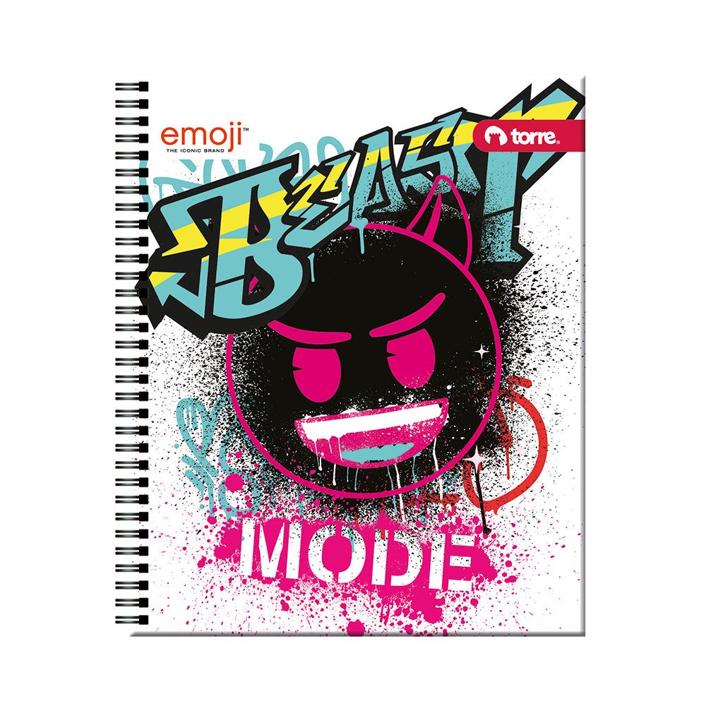 Cuaderno universitario Emoji 7mm 100h