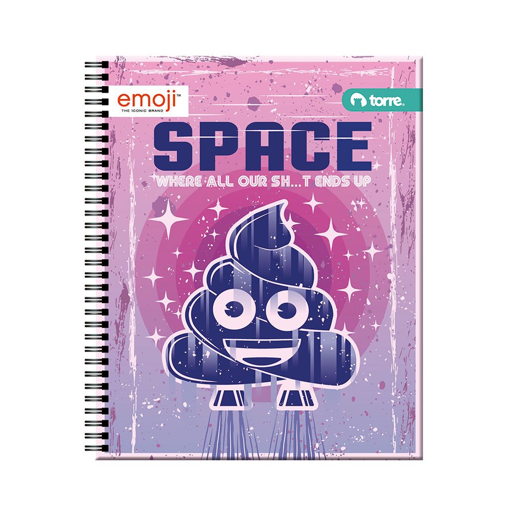 Cuaderno universitario Emoji 7mm 100h