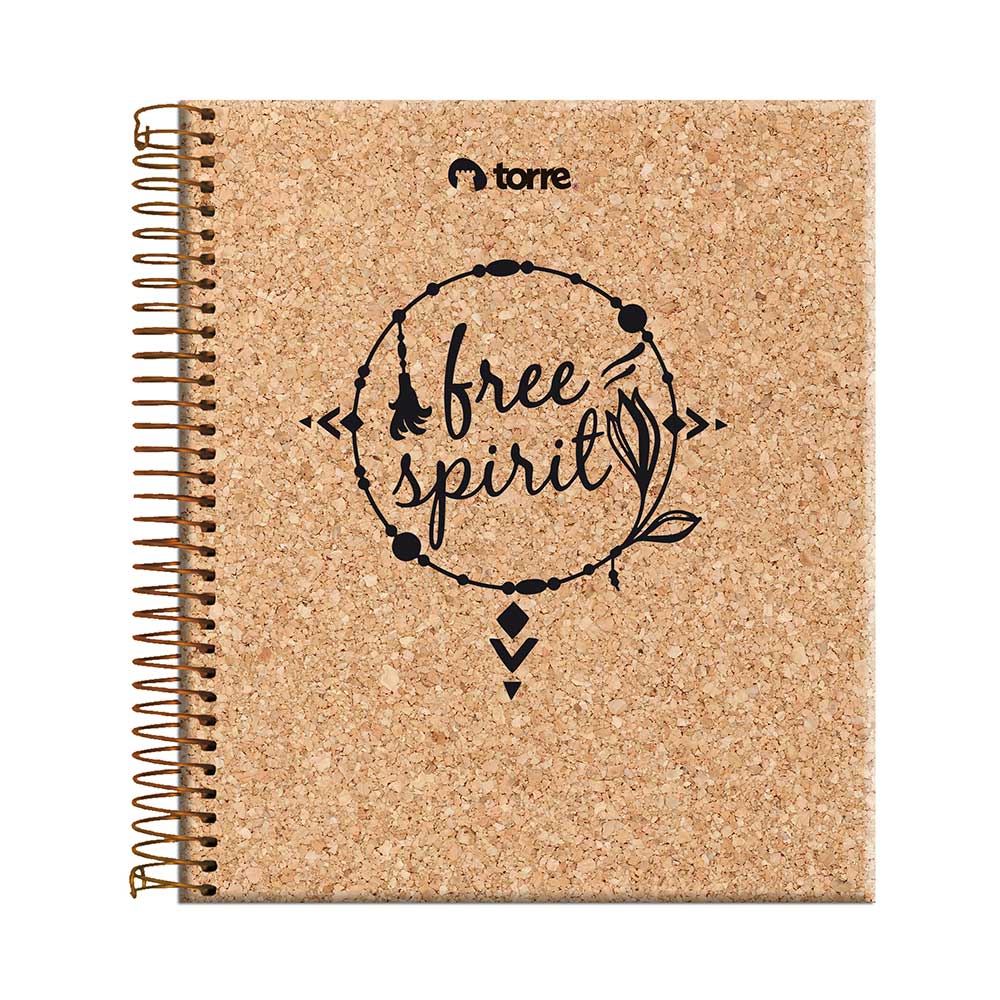 Cuaderno book corcho 7mm 120hojas free spirit