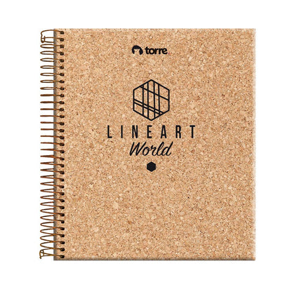 Cuaderno book corcho 7mm 120hojas free spirit