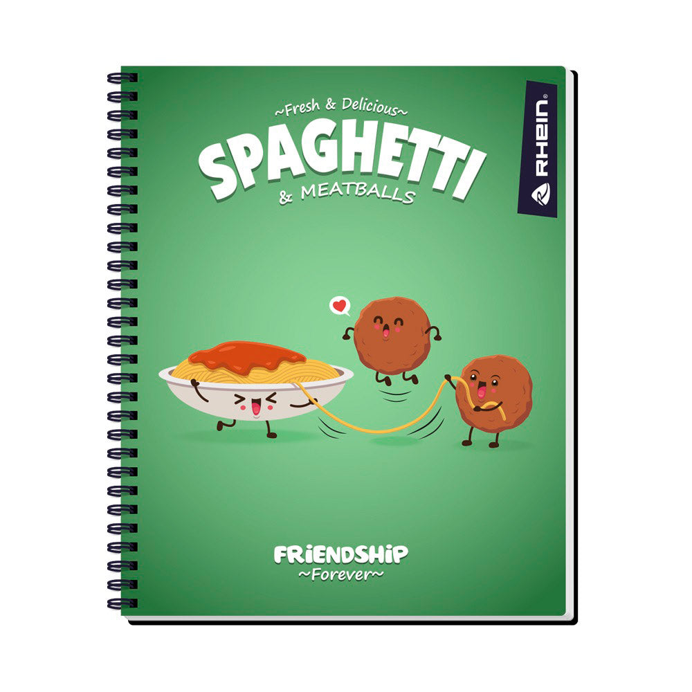 Cuaderno Universitario Food 100hjs 7mm Rhein