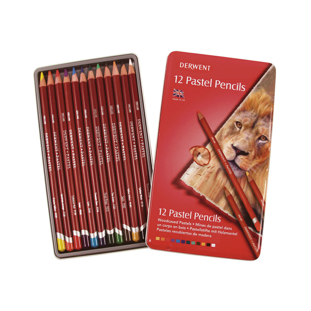 Set de 12 lápices Pastel caja metálica