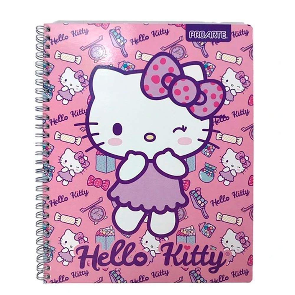 Cuaderno Universitario Hello Kitty 100hjs 7mm Proarte