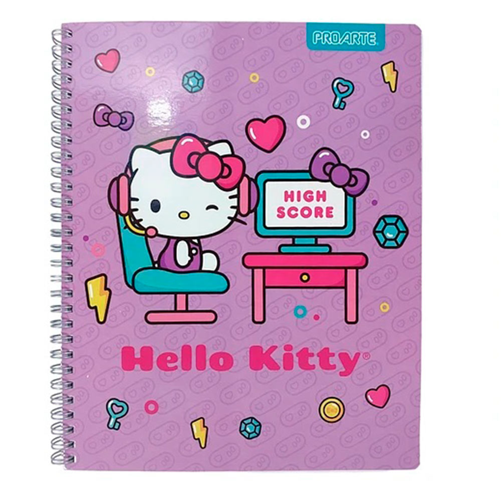 Cuaderno Universitario Hello Kitty 100hjs 7mm Proarte