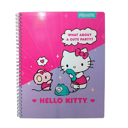 Cuaderno Universitario Hello Kitty 100hjs 7mm Proarte