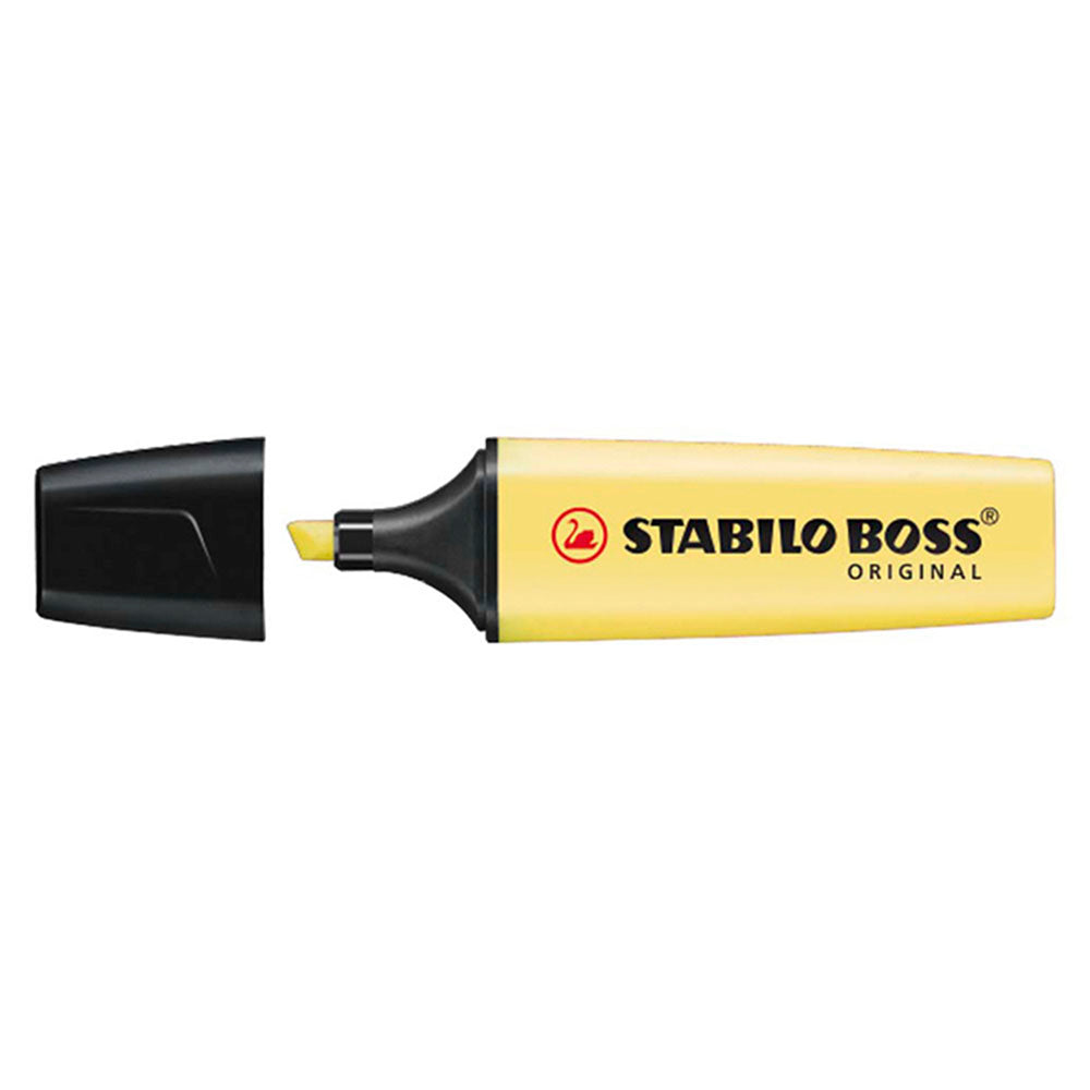 Destacador Stabilo Boss Amarillo Pastel