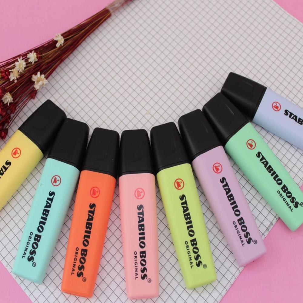 Set 8 destacadores Stabilo Boss Colores  Pastel