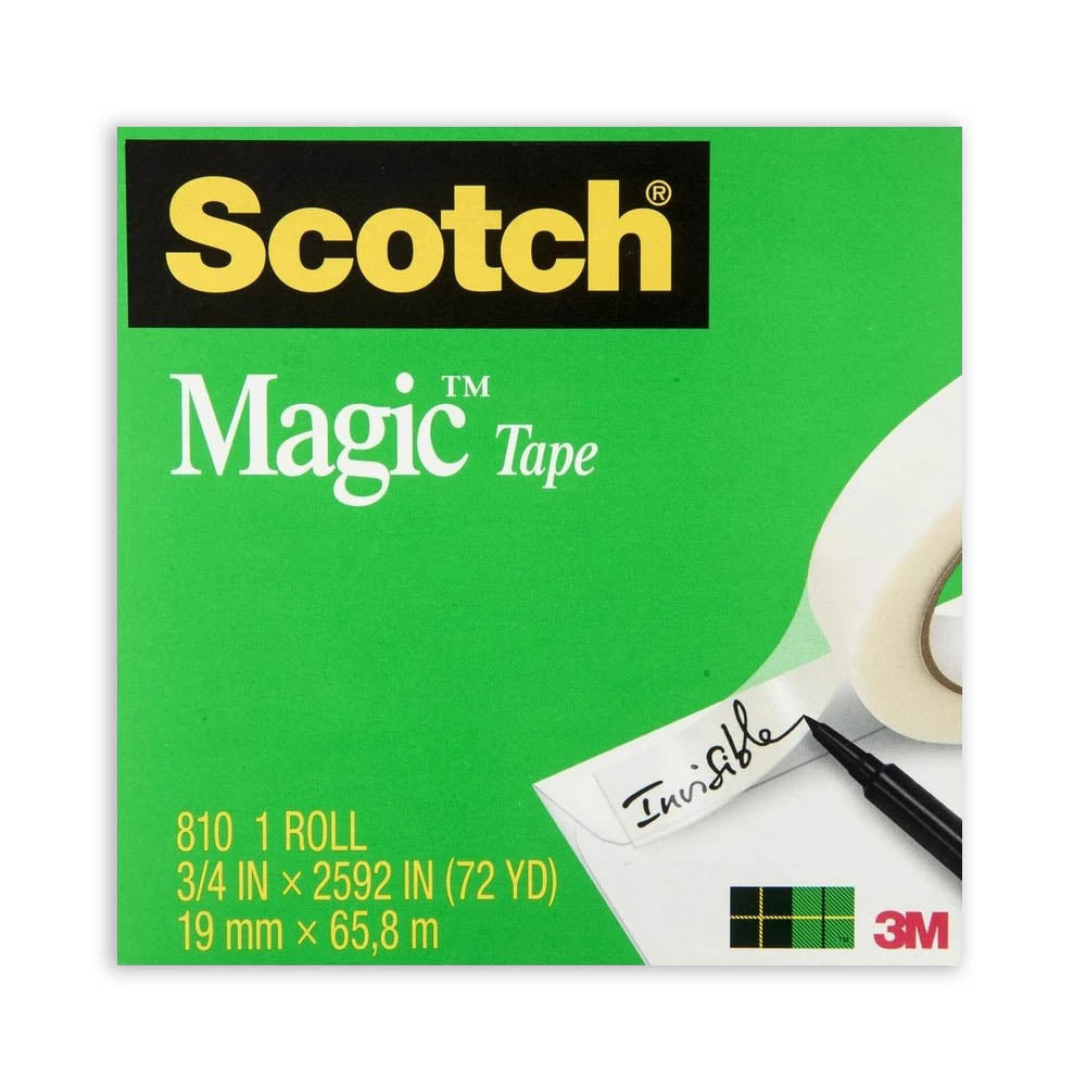 Magic Tape 3M 810  Grande  19 mm x 33 mts