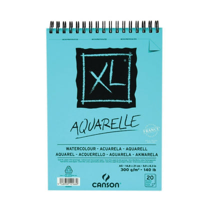 Croquera Canson XL Aquarelle A5 14.8 x 21 cm  20hjs 300gr