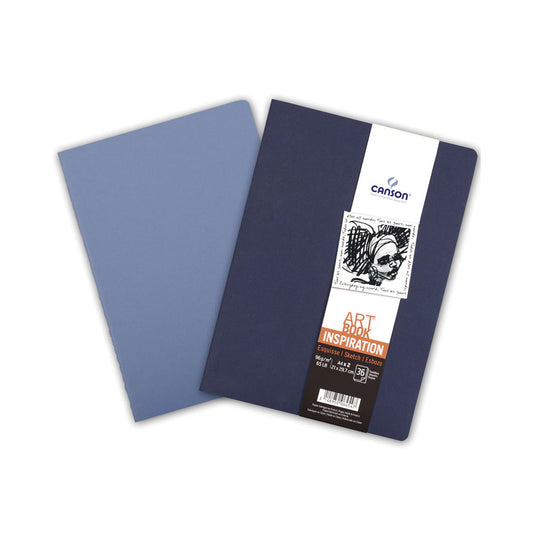 Set 2 libretas azules A6 Art Book Inspiration