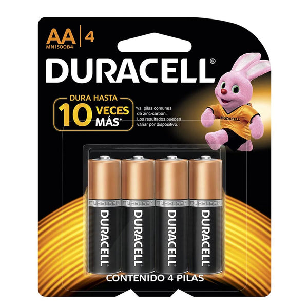 Pack Duracell AA 4 Unidades