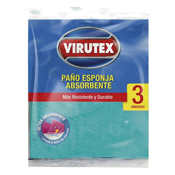 PAÑO VEGETAL VIRUTEX - 3 UNIDADES