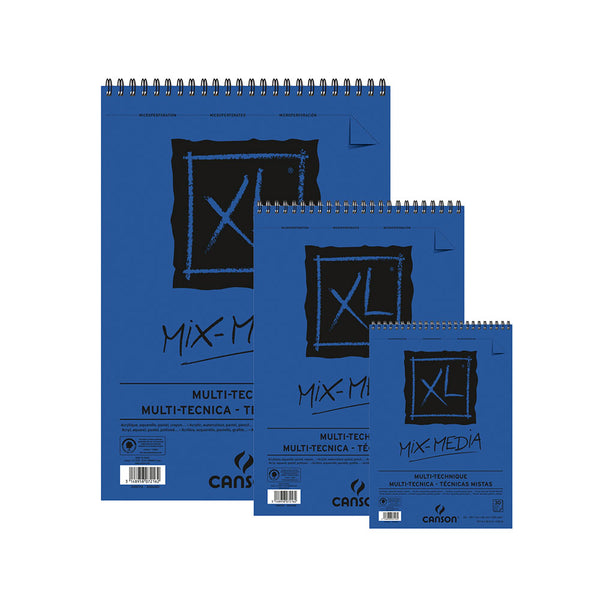 Croquera XL Mix-MeDía azul A4 espiral
