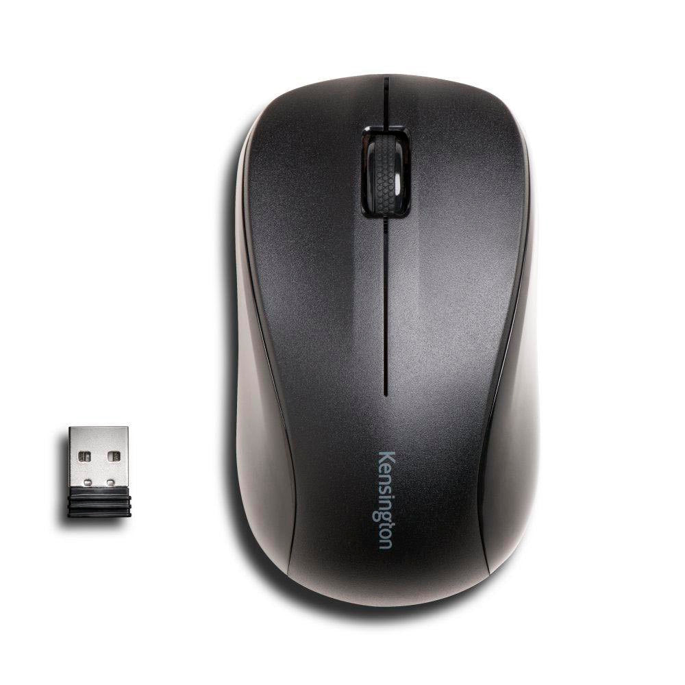 Mouse for Life NEGRO inalámbrico (3 botones, 2, 4 GHz, Nano USB, scroll) KENSINGTON