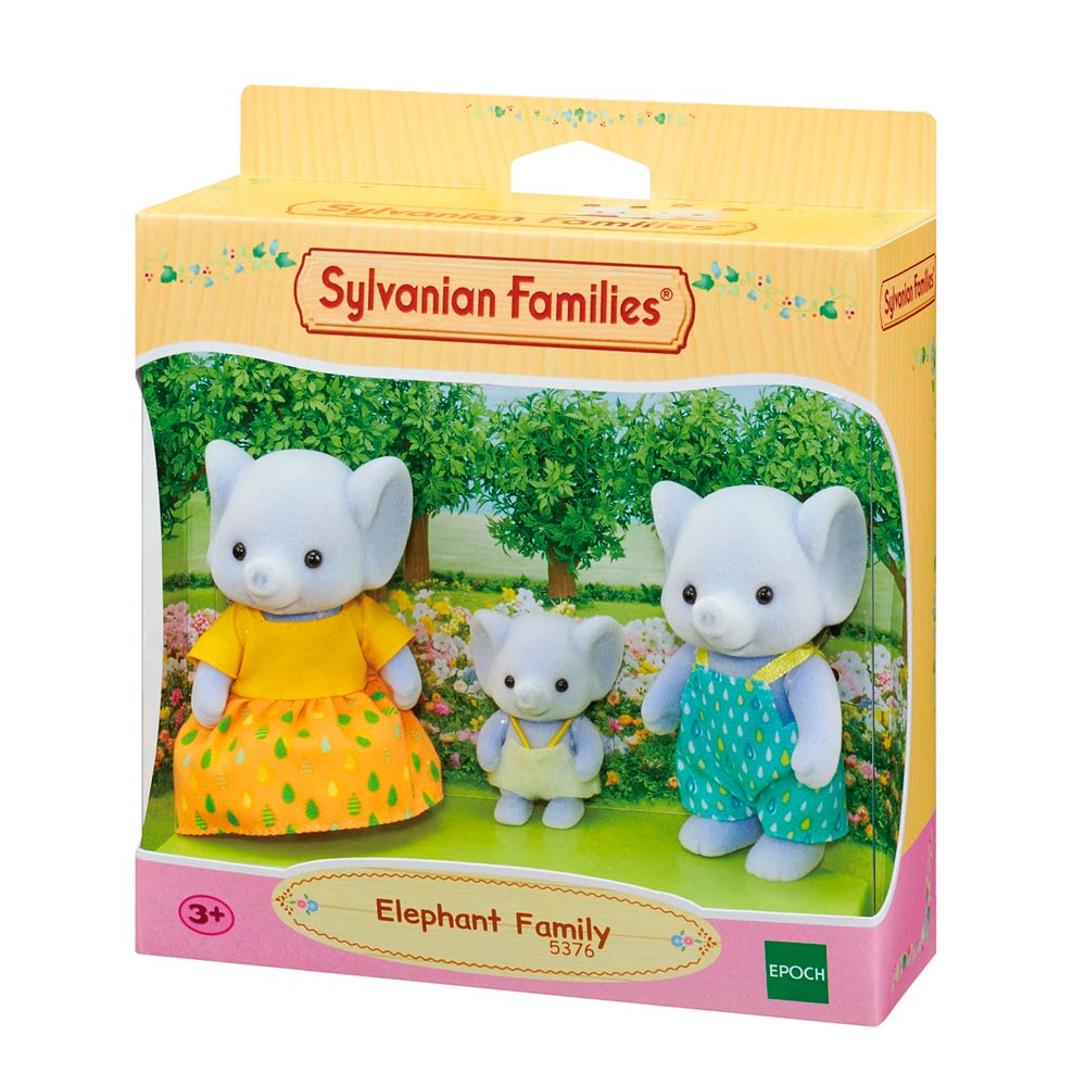 Familia de Elefantes Sylvanian Families