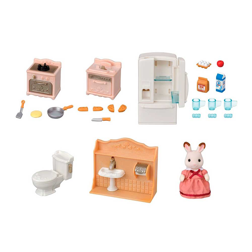 Conjunto de muebles iniciales Sylvanian Families