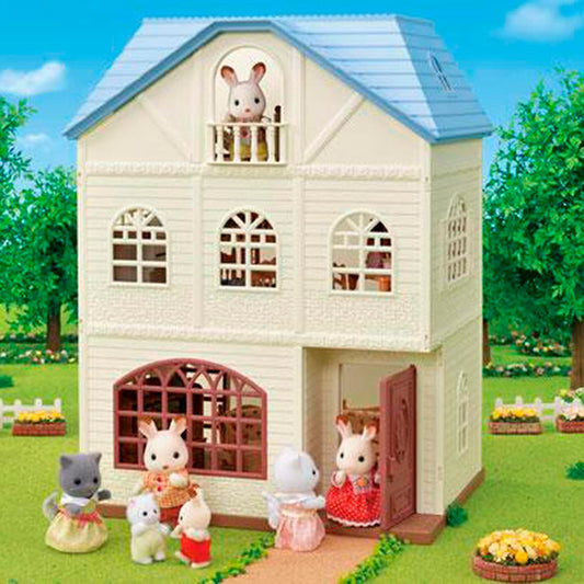 Casa Techo Azul Cielo con set de Regalo