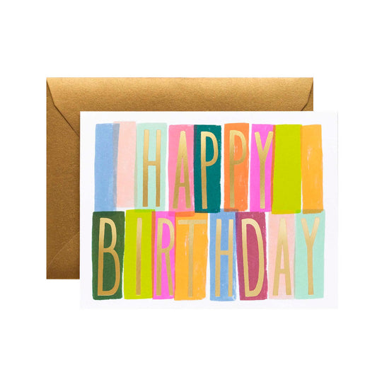 Tarjeta “ Happy Birthday “