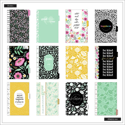 Agenda 2024 Mini Tiny Florals 12 Meses