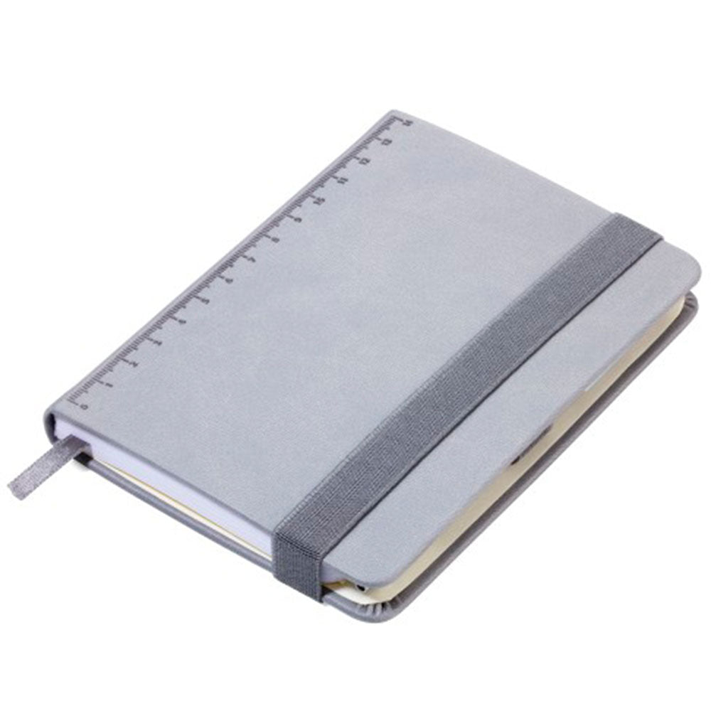 Libreta slimpad troika con bolígrafo constructor slim gris