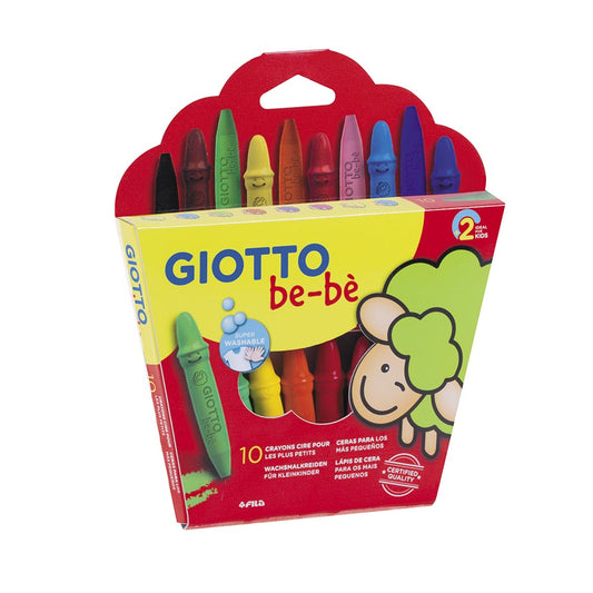 Lápices de cera  Giotto Bebe 10 unidades