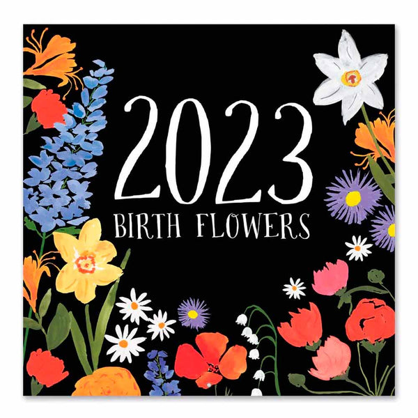 Calendario 2023 Pared 12 Meses - Flowers
