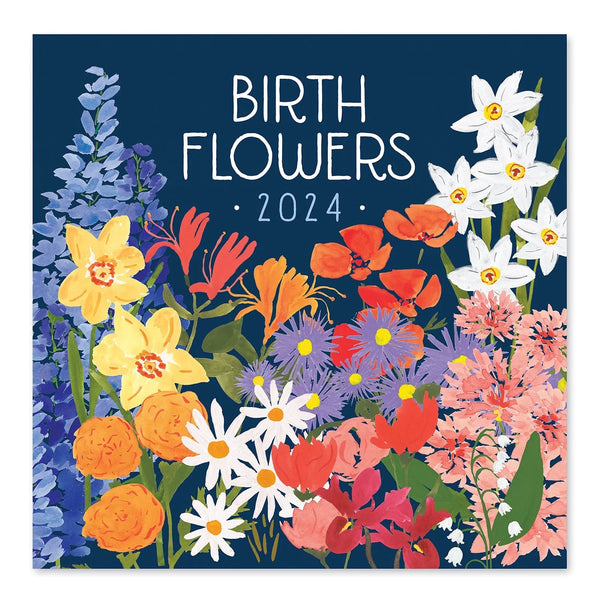 Calendario 2024 Birth Flowers 12 Meses